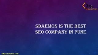 Sdaemon is the best SEO Company in Pune
