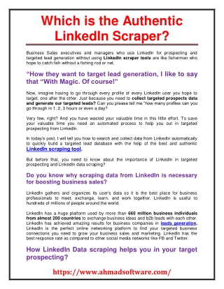 LinkedIn Data Scraper