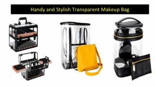 Transparent Makeup Bag Ideal For All Occasions