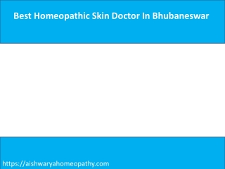 Best Homeopathic Skin Doctor In Bhubaneswar