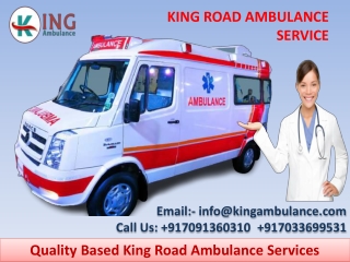 Take Ambulance Service in Gandhi Maidan and Mahendru Patna by king