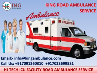 Pick Low-Fare Ambulance Service in Kurji and Punaichak Patna by King