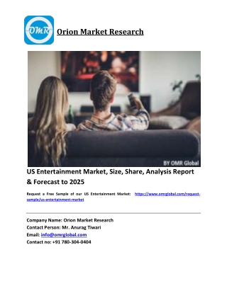 US Entertainment Market Size, Industry Trends, Share and Forecast 2019-2025