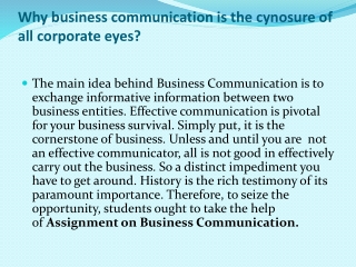 Why business communication is the cynosure of all corporate eyes?