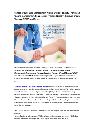 Canada Wound Care Management Market Research Report 2025