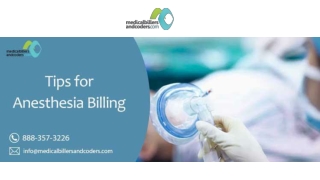 Tips for Anesthesia Billing
