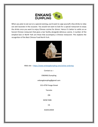 Dumplings North York | Enkangdumpling.com