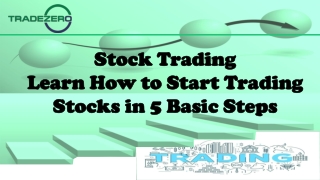 Stock Trading: Learn How to Start Trading Stocks in 5 Basic Steps