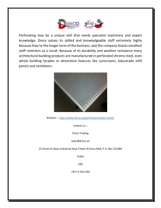 Online Perforated Sheet Metal | Plain & Marine Grade Alloy Aluminium Sheet Supplier in UAE