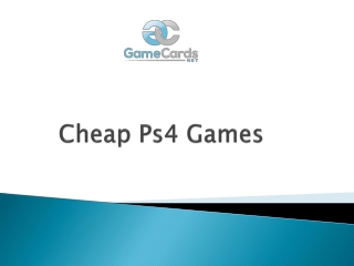 Cheap Ps4 Games
