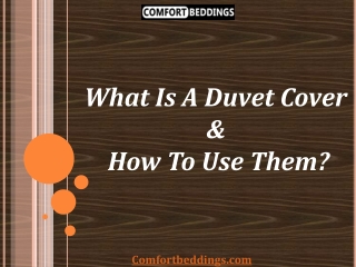 What is A Duvet Cover?