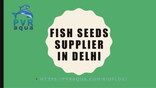 Fish Seeds supplier in Delhi