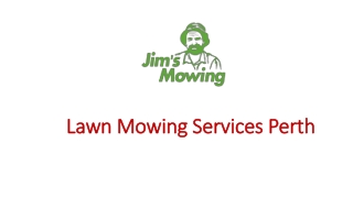 Get Great Lawn Mowing Services Perth