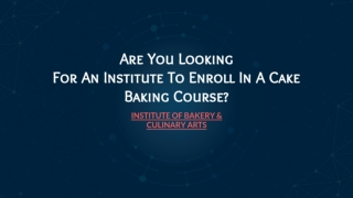 Professional Bakery Courses in India | Join IBCA