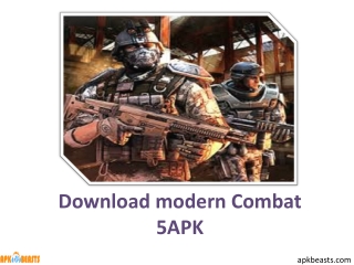 Download Modern Combat 5 APK