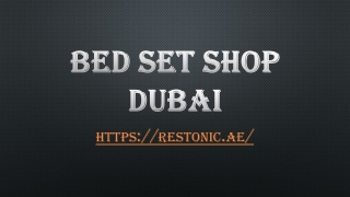 Bed set shop Dubai