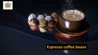 Espresso coffee beans