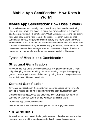 Mobile App Gamification: How Does It Work?