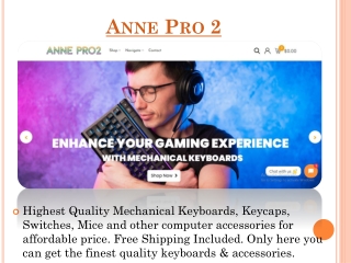 Anne Pro 2 Keyboard