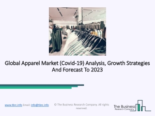 Apparel Market Development Trends And Competitive Scope