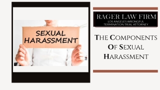 The Components Of Sexual Harassment