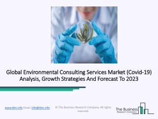 Environmental Consulting Services Market To See Exponential Growth During The Forecast Period 2020-23