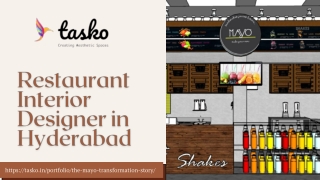 Restaurant interior Designer In Telangana, Hyderabad