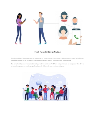 Top 5 Apps for Group Calling