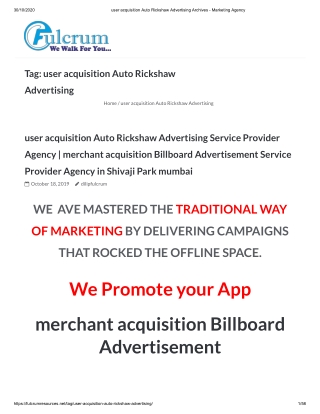 Auto Rickshaw Advertising Company in Mumbai