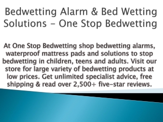 Chummie Premium Bedwetting Alarm Starter Kit