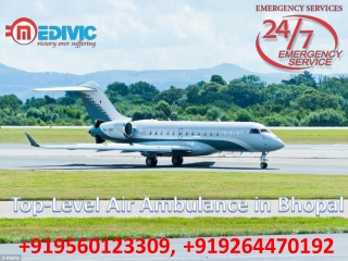 Hire Low-Budget Air Ambulance in Bhopal by Medivic Aviation