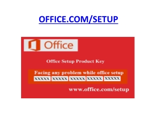 OFFICE.COM/SETUP - ENTER OFFICE PRODUCT KEY - OFFICE SETUP