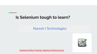 Learn Selenium Easily