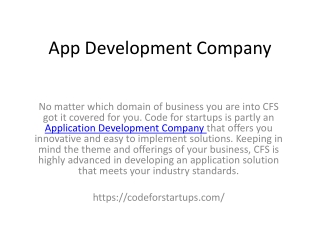 App Development Company India