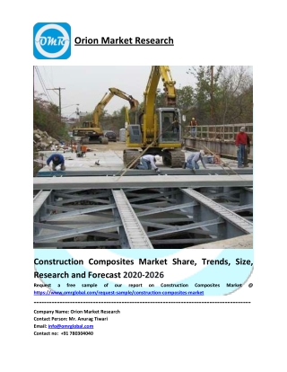 Global Construction Composites Market Size, Share, Trends & Forecast 2020-2026