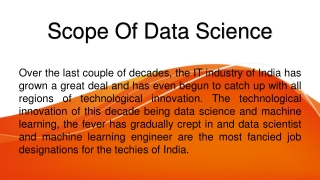 Data Science Course in Delhi