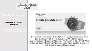 Beautylifestyle2020 - Phone : (855) 621-3953