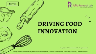 Food Research Lab | Driving food innovation