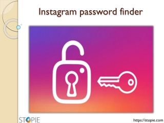 Instagram password finder