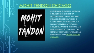 Mohit tandon chicago