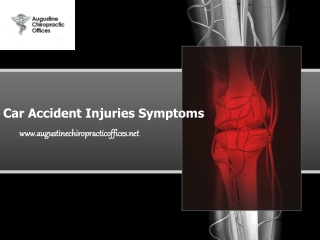 Car Accident Injuries Symptoms