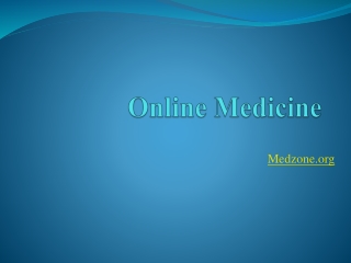 Online medicine