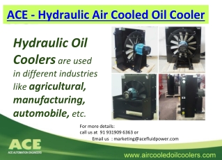 ACE - Hydraulic Air Cooled Oil Cooler