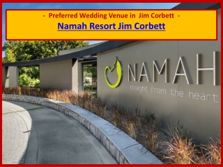 Namah Resort Jim Corbett | Wedding Venues in Jim Corbett