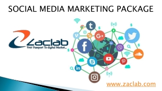 Social Media Marketing Packages - ZACLAB