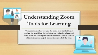 Understanding Zoom Tools for Learning.