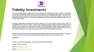 Fidelity investments