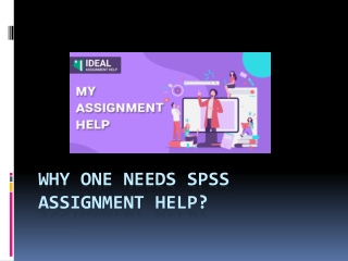 Why one needs spss assignment help
