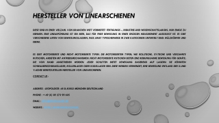 Hersteller von Linearschienen