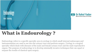 Endourological Procedures And How Are They Performed?